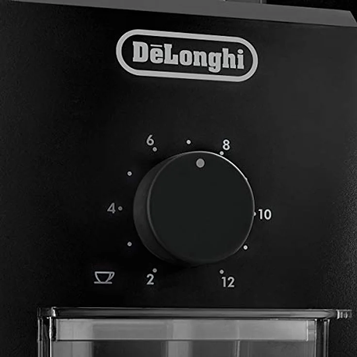De'Longhi KG 79 Professionelle Kaffeemühle (Kunststoffgehäuse, bis zu 12 Tassen) schwarz  – Bild 3