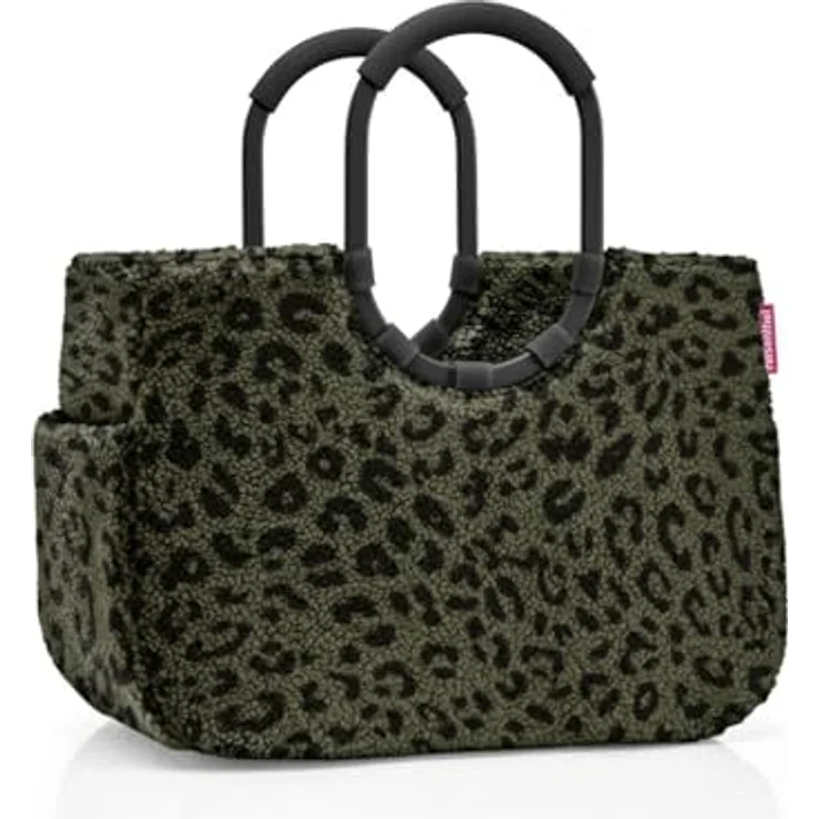 reisenthel Loopshopper Tasche L, Einkaufshilfe mit 25l Volumen, schwarz, wasserabweisendes Polyester, Innentasche mit Reißverschluss, stabile Aluminium-Griffe – Bild 2