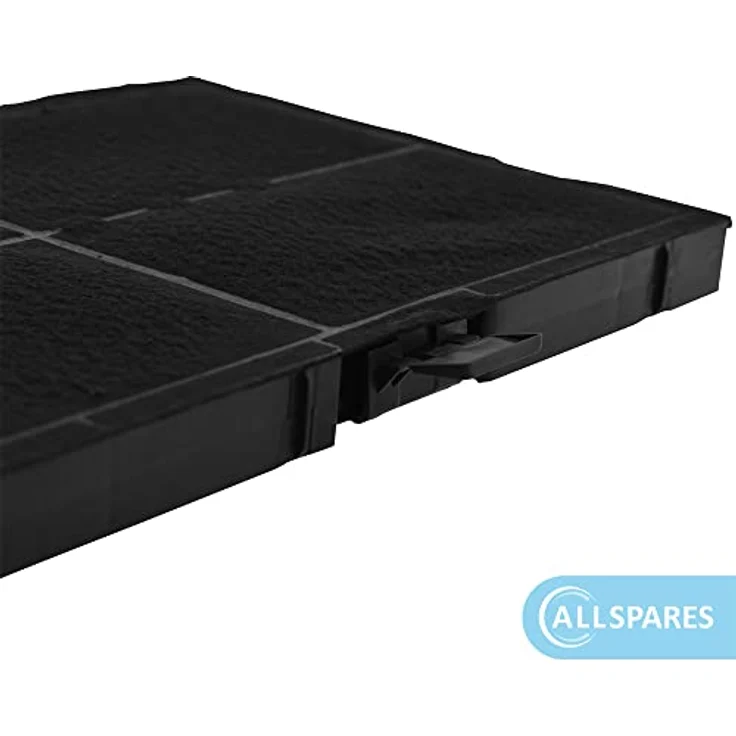 AllSpares Aktivkohlefilter (2 St.) für Dunstabzugshauben - Passend für Siemens LZ45610 | Neff Z54TC02X0 | Bosch DSZ4561 - 459 x 189 x 20 mm – Bild 5