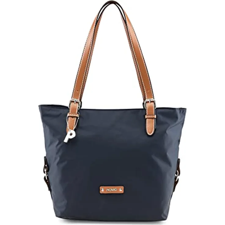 Picard Shopper Sonja, Nylon Einkaufstasche in robuster Lederoptik