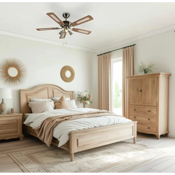 Qazqa - Modern Deckenventilator mit beleuchtung Bronze - Mistral 42 I Wohnzimmer I Schlafzimmer - Stahl Rund - LED geeignet GU10 – Bild 3