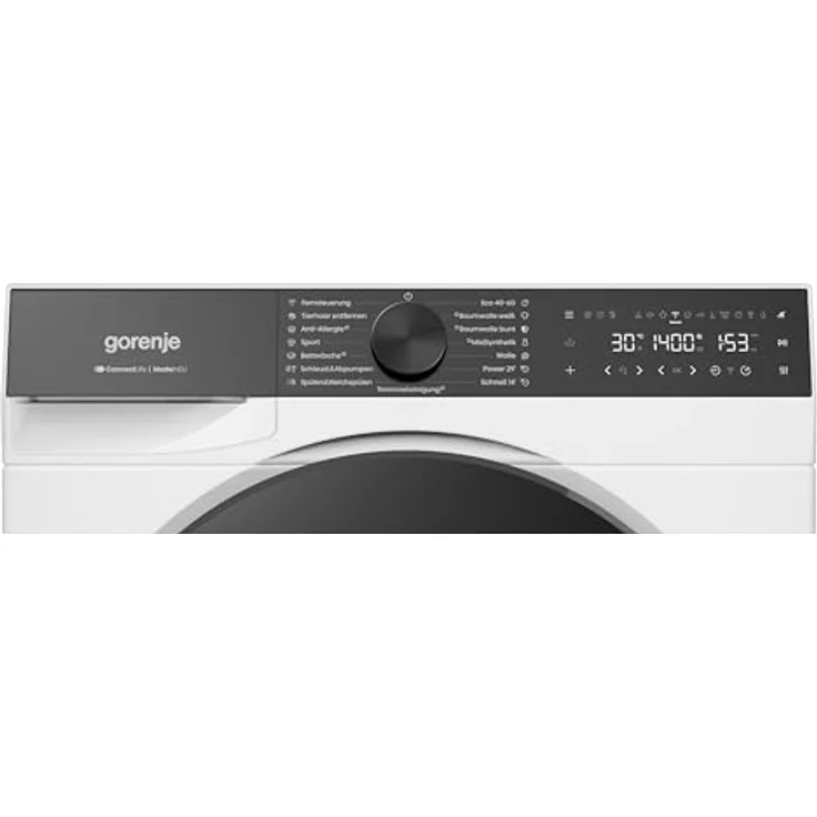 Gorenje W5G694A1T1 Waschmaschine, 9 kg Fassungsvermögen, 1400 U/min, total AquaStop, WIFI, Schnellprogramm Power 29, weiß – Bild 8