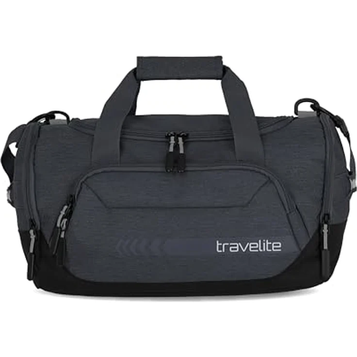 Travelite Kick Off Weekender Reisetasche S, 40 cm, grau, 100% Polyester – Bild 1