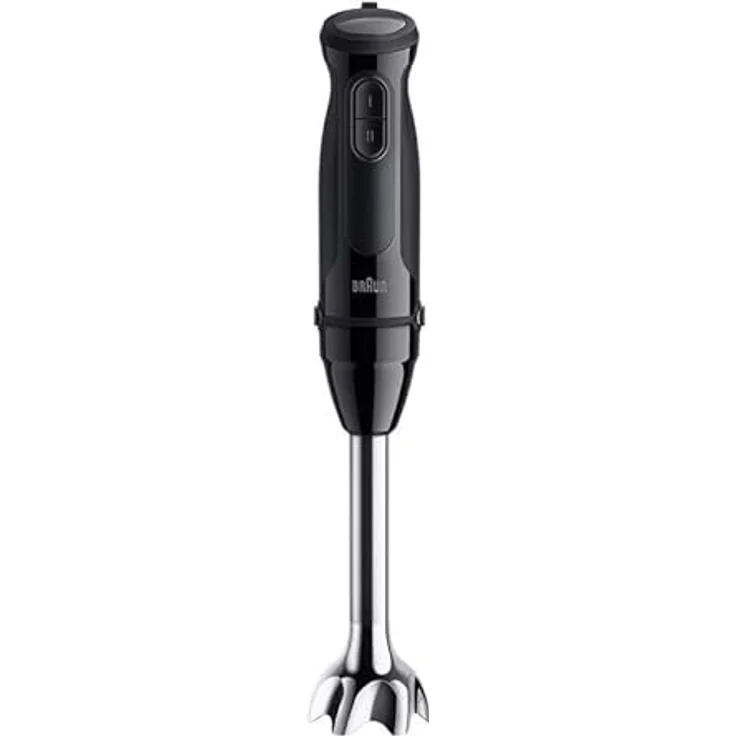 Braun Multiquick 3 MQ30.201.MBK, Stabmixer mit 900 Watt Leistung, stufenloser Geschwindigkeitskontrolle und spülmaschinenfester Edelstahl-Mixerschüssel 0,6 l, schwarz – Bild 2