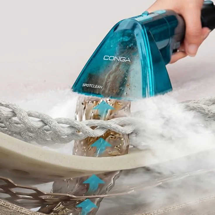 Cecotec Conga 7000 Carpet&Spot Clean Steam XXL Pro, Polsterreiniger mit 1700 W, 3-in-1-Funktion, Dampf- und Heißwasserreinigung, 15 Zubehörteile, 9 m Aktionsradius – Bild 6