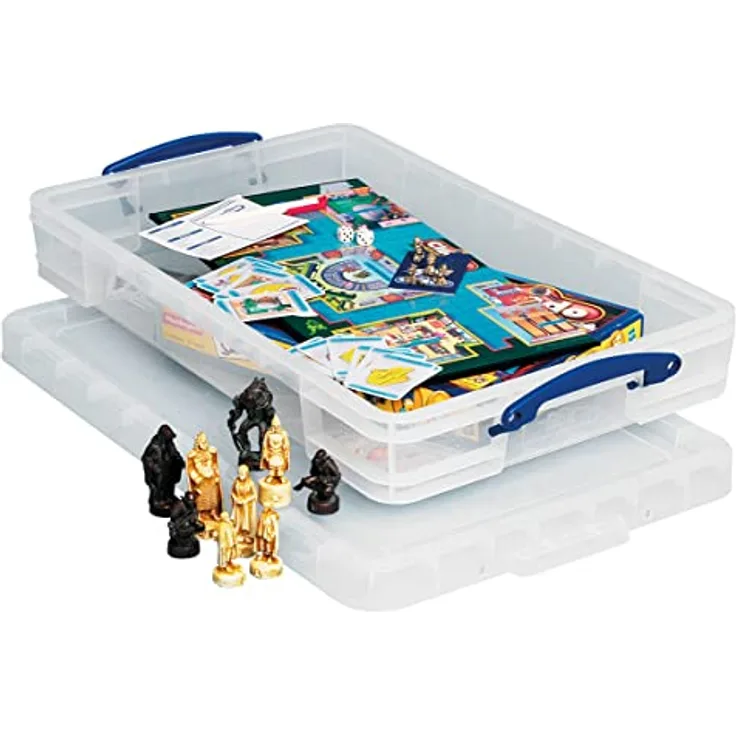 Really Useful Box Aufbewahrungsbox 20 Liter, transparent