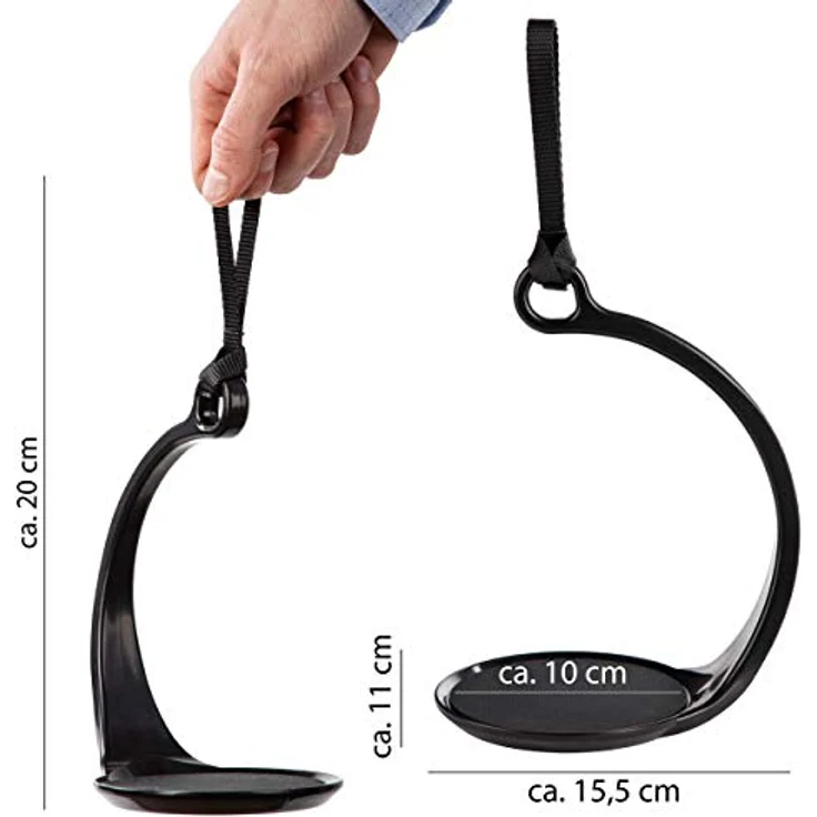 ONVAYA Getränkehalter schwarz Tassenhalter Getränketräger Becherhalter Cup Holder für Heiß- und Kaltgetränke – Bild 3