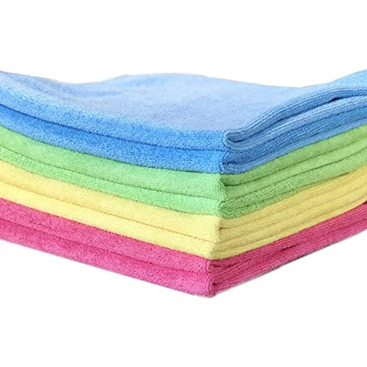 Glart H4488 8 Stück Universal Mikrofasertücher 40x40 cm Allzwecktücher Haushalt Küche WC Bad Haus Garten Büro, statt Baumwolle, Küchenhandtücher Küchentücher oder Geschirrhandtücher