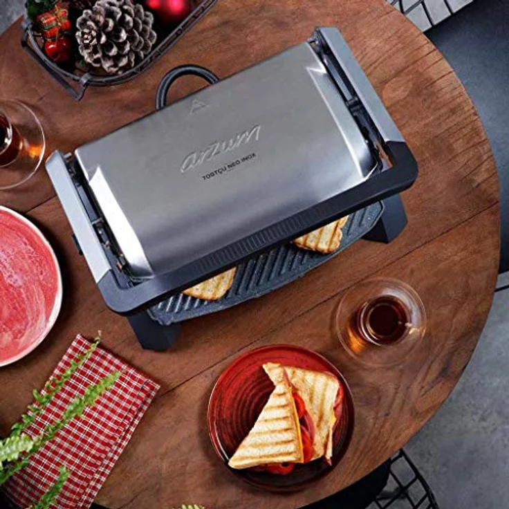 Arzum AR2036 Toaster Neo Inox Grill und Toaster - Inox – Bild 3