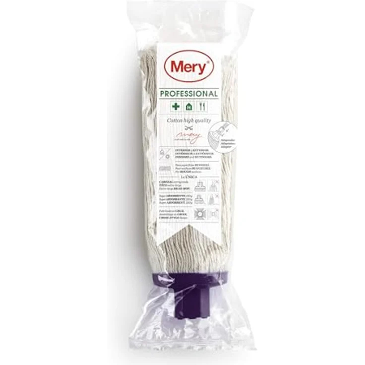 Mery 0420.51 Profi Mopp Baumwolle Ecru 250 g, 25 cm – Bild 4