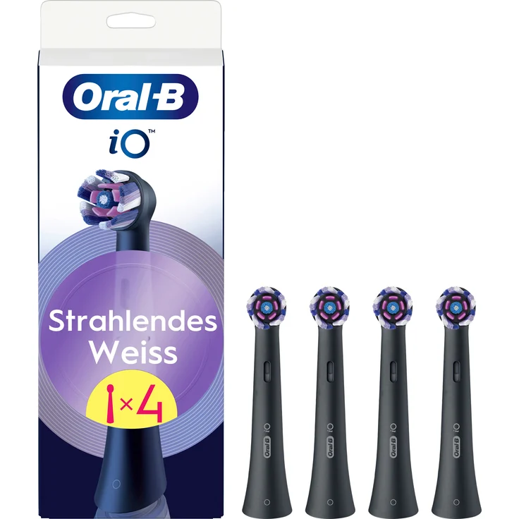 Braun Aufsteckbürste Mundpflege-Zubehör EB iO Radiant Strahlendes Weiss, 4er Pack – Bild 1