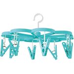 Bestlivings Hängetrockner - Mini Wäschespinne zum Aufhängen - 8 Klammern für Socken, Unterwäsche, Babykleidung