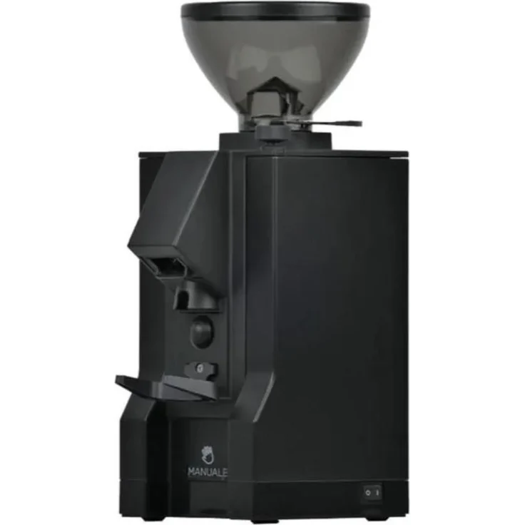 Eureka Mignon Manuale, Kaffeemühle mit 250 g Bohnenbehälter, schwarz, Scheibenmahlwerk