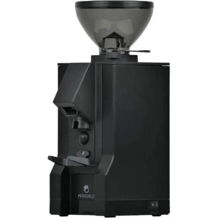 Eureka Mignon Manuale, Kaffeemühle mit 250 g Bohnenbehälter, schwarz, Scheibenmahlwerk