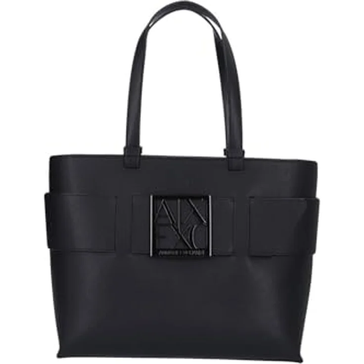 Armani Exchange Susie Shopper Tasche, 30 cm, 100% Polyurethan, schwarz – Bild 1