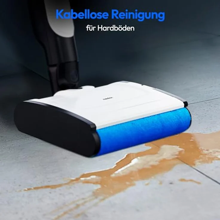 MEDION LIFE H10 Hartbodenreiniger (kabellos, Akku, Bodenreiniger, Bürstenrolle, getrennter Frischwasser und Schmutzwassertank, Selbstreinigungsfunktion, LED Display, MD11319) – Bild 5