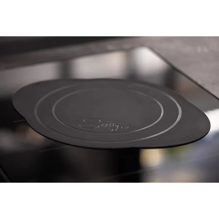 Sallys Induktionsmatte Oval - Hitzebeständig bis 230 °C | Gefriertauglich bis -40 °C | Spülmaschinen- und Mikrowellengeeignet | 100% Platinum-Silikon – Bild 2
