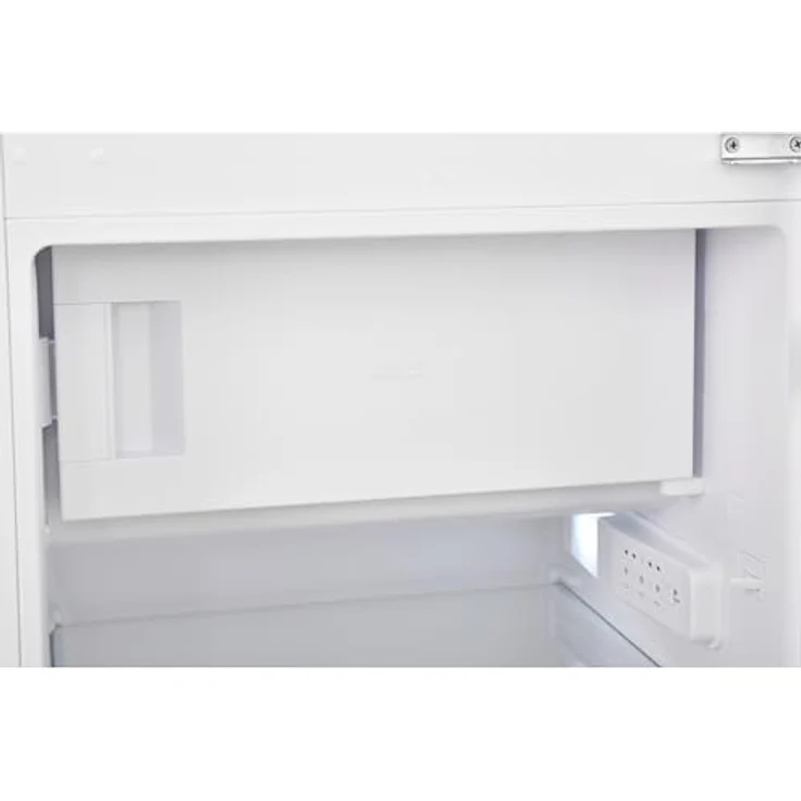 TELEFUNKEN EKGS120E2 Einbaukühlschrank mit 4-Sterne-Gefrierfach | 88cm Nische | Schlepptür-Technik | 112 Liter Nutzinhalt | Temperaturregelung | Weiß – Bild 5