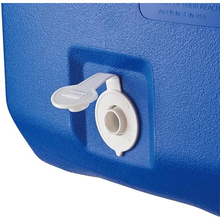 Coleman Kühlbox 48Qt Poly-Lite, 45 Liter Hochleistungskühlbox, kühlt bis zu 3 Tage, mit UV Schutz, Thermobox mit 45L Fassungsvermögen, mobile passiv Eisbox – Bild 7