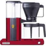 Bob Home Filterkaffeemaschine PERFECT CAFÉ, Edelstahl Design, 10 Tassen Brühtemperatur über 92°C, schnelle Zubereitung in 5 Minuten