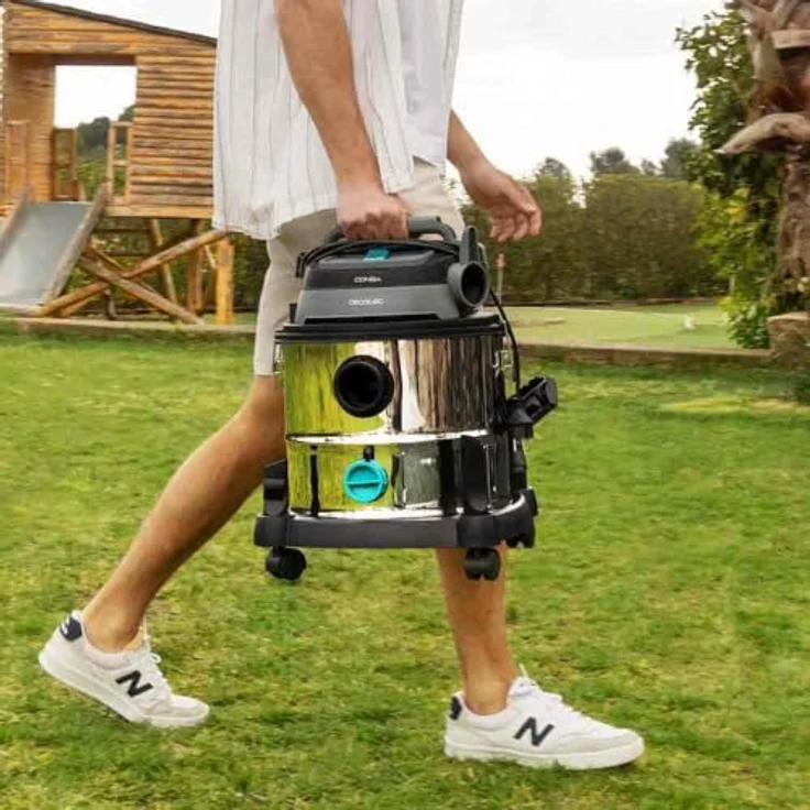 Cecotec Conga Rockstar Wet & Dry Steel MAX, Nass- und Trockensauger 20 L, 1400 W, 22 kPa, Metallstruktur, Blase- und Saugsystem, 5m Aktionsradius – Bild 5