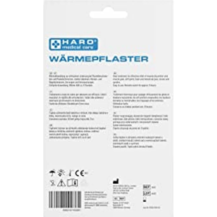 Haro medical care Wärme-Pflaster Bauch 22 x 9,5 cm, effektive Wärmebehandlung bei Regelschmerzen und Muskelverspannungen, 8 Stunden Wärme – Bild 2