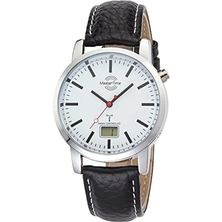 Master Time Funk Quarz Herren Uhr Analog-Digital mit Leder Armband MTGA-10592-20L