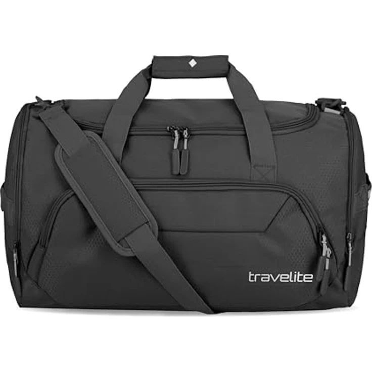 Travelite Kick Off Weekender Reisetasche, 50 cm, schwarz, 100% Polyester – Bild 1