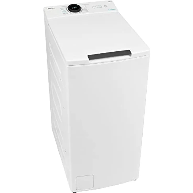 Midea MF100T80B-13A Toplader Waschmaschine 8kg / AquaStop/XL Türöffnung/Soft Opener/Inverter Motor / 1300 U/min