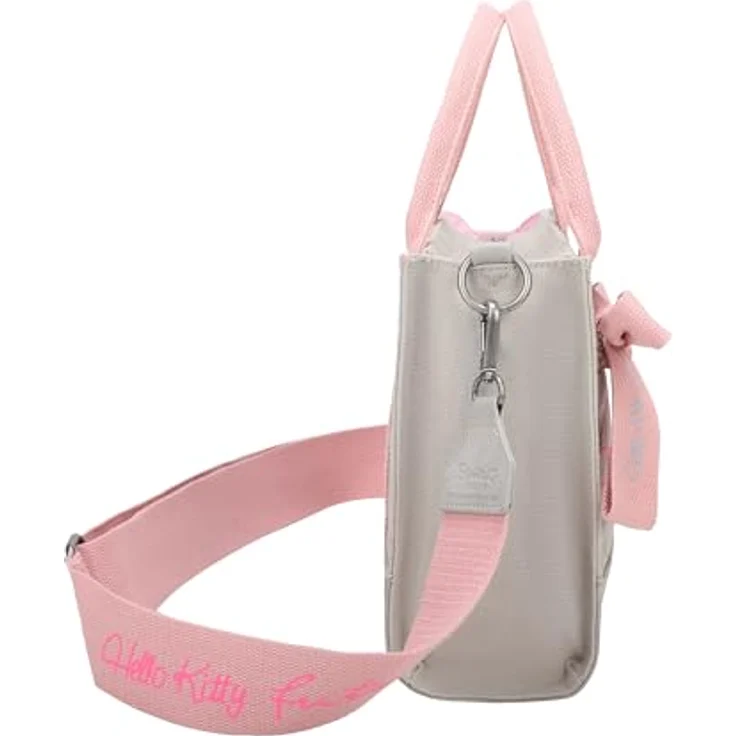 Fritzi aus Preußen Hello Kitty Canvas Handtasche, beige, 26 cm x 9 cm x 21 cm, 100% Polyester – Bild 5