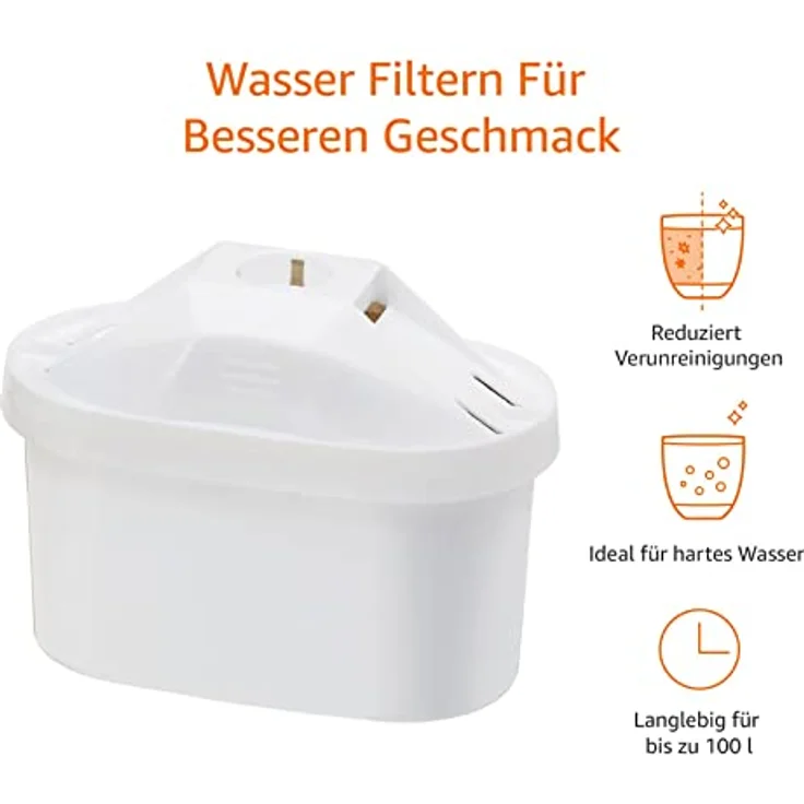 AmazonBasics Wasserfilterkartuschen – 6er Pack – Bild 2