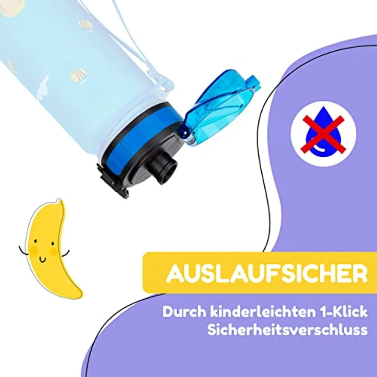 schmatzfatz Ersatzdeckel Höhe: 4,5 cm Durchmesser: 7 cm BPA-frei Blau – Bild 4