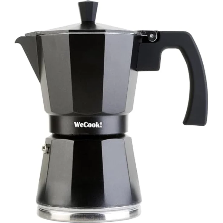 Wecook Luccia Espressokocher, Induktion, mehrere Tassen 6 tazas Schwarz – Bild 2
