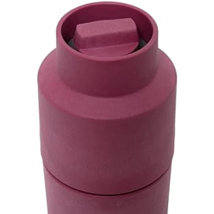 CrushGrind Billund umgedrehte Gewürzmühle und Kräutermühle mit verstellbarem Mahlgrad - Keramikmahlwerk - Salz- und Pfeffermühle (Beetroot) – Bild 2
