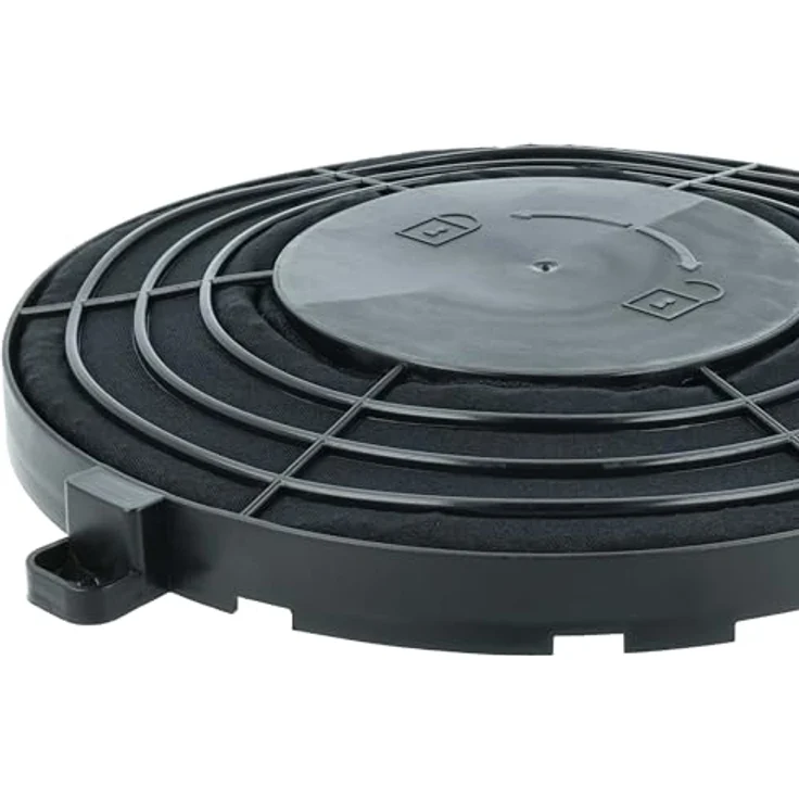 vhbw 2x Aktivkohlefilter für Ikea Dunstabzugshauben, Durchmesser 25,5 cm, schwarz – Bild 7