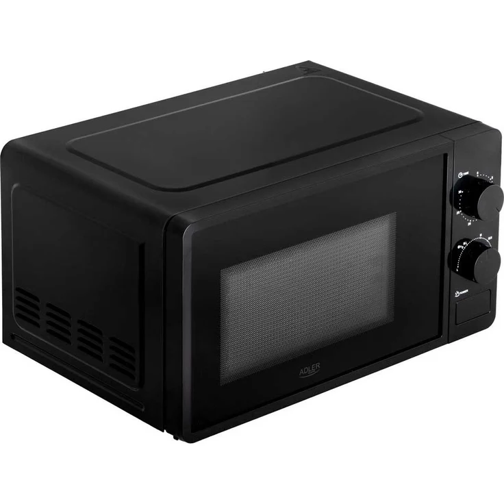 Adler Ad 6206 Mikrowelle 700w Schwarz 20 Liters, Konvektionsfunktion, elegantes Design – Bild 1