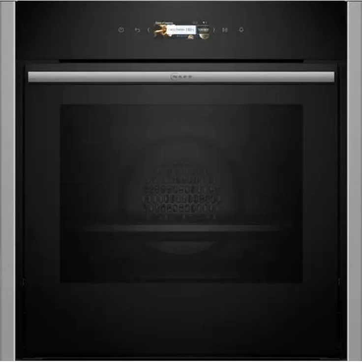 Neff BMK5430CR Slide & Hide Einbaubackofen groß, Automatische Reinigungsfunktion, Edelstahl, Versandkostenfrei