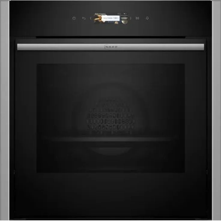 Neff BMK5430CR Slide & Hide Einbaubackofen groß, Automatische Reinigungsfunktion, Edelstahl, Versandkostenfrei
