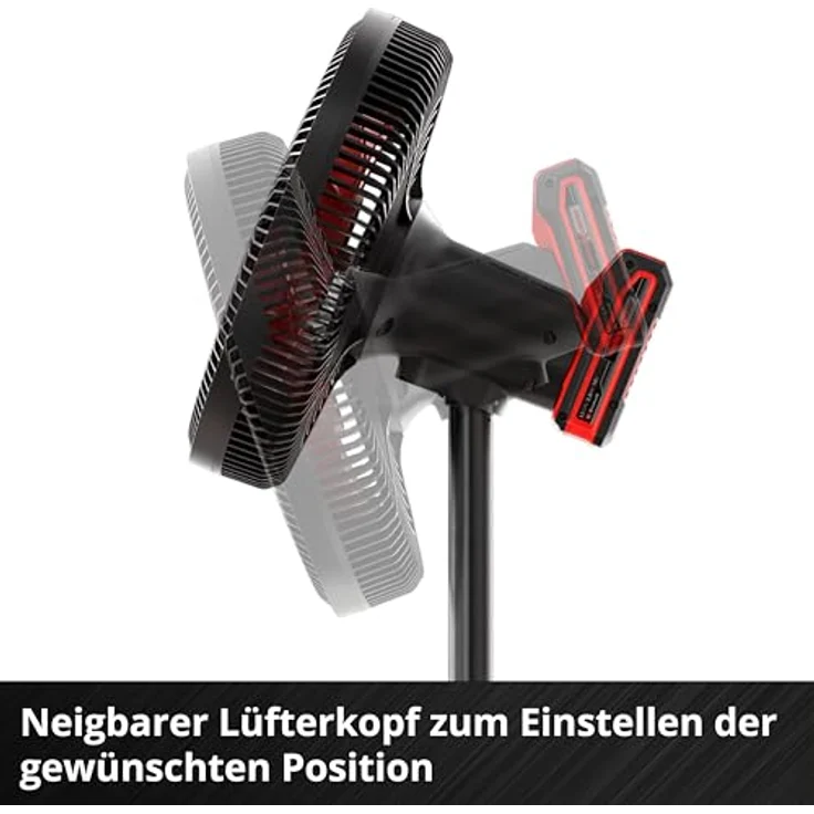 Einhell Akku-Ventilator GE-CF 18/320 P Li-Solo, 4-stufige Luftstromregelung, oszillierend, ohne Akku und Ladegerät – Bild 7