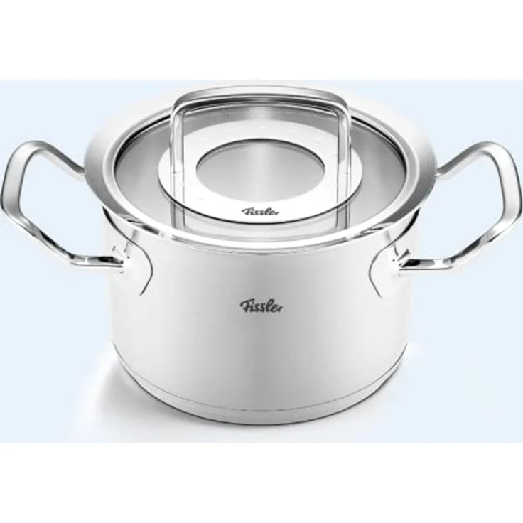 Fissler Original-Profi Collection / Edelstahl-Kochtopf (Ø 16 cm, 21L) Töpfe inkl. Glas-Deckel – Induktion – Bild 1