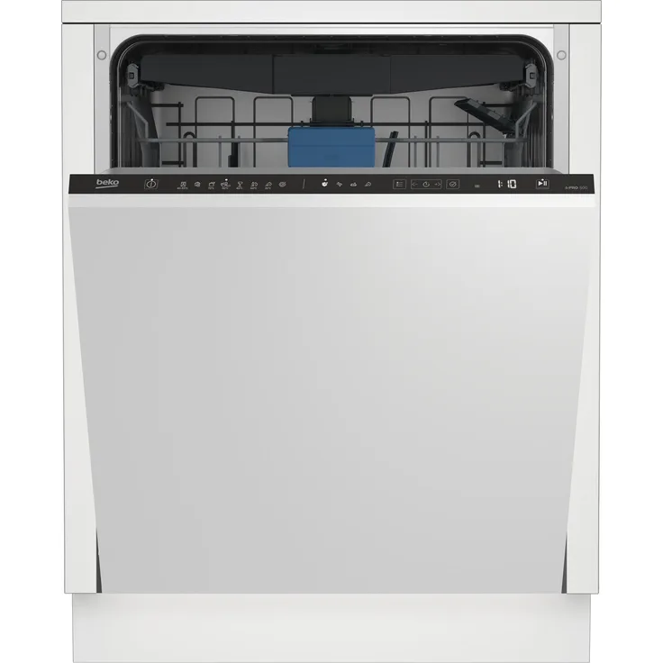 Beko BDIN38540, Vollintegrierter Geschirrspüler mit TrayWash-System, 15 Massgedecke, Schwarz, 42 dB, SelfDry-Funktion