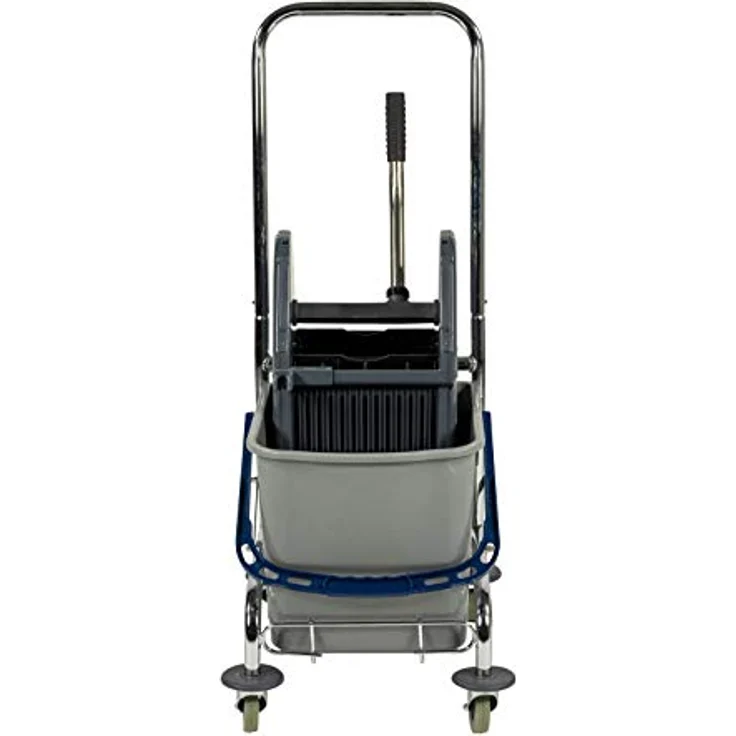 Reinigungswagen Eimer 1x27 l,Presse,Ablagekorb STA SPRINTUS – Bild 4