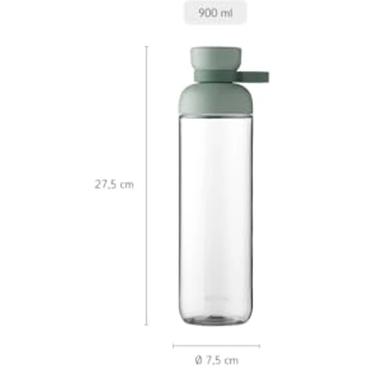 Mepal VITA Trinkflasche, Dunkelblau, 900 ml, auslaufsicher mit zwei Öffnungen für Komfort und einfache Reinigung – Bild 6