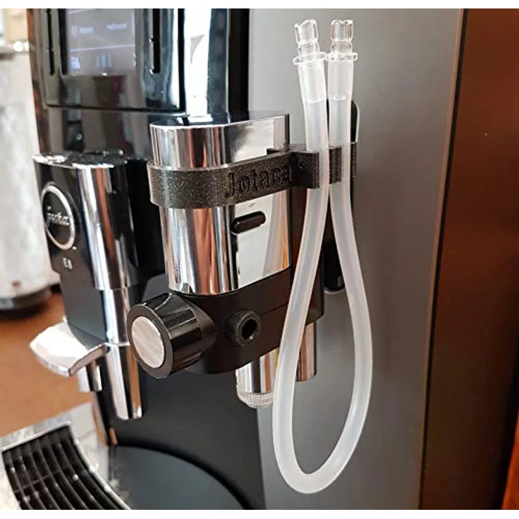 Milchschlauch Befestigung kompatibel mit Jura Kaffeevollautomaten (E8 S8 S80 WE8 ab BJ 2019, Galaxy Schwarz) – Bild 4