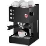 Smeg Espressomaschine la-pavoni-kompakte-siebtragermaschine-lpmgcn01eu-gran-caffe, Hochglanz Edelstahl, 950 W