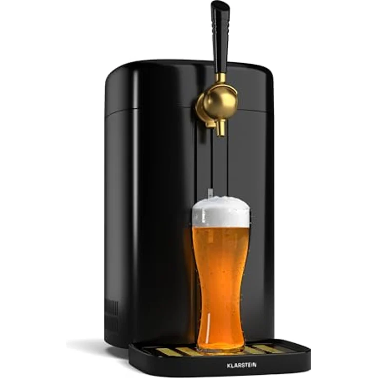 Klarstein FrostBrew Bierzapfanlage, Zapfanlage für 5 L Fässer mit CO2-Drucksystem, thermoelektrischer Kühlung und LED-Beleuchtung, 60W – Bild 1