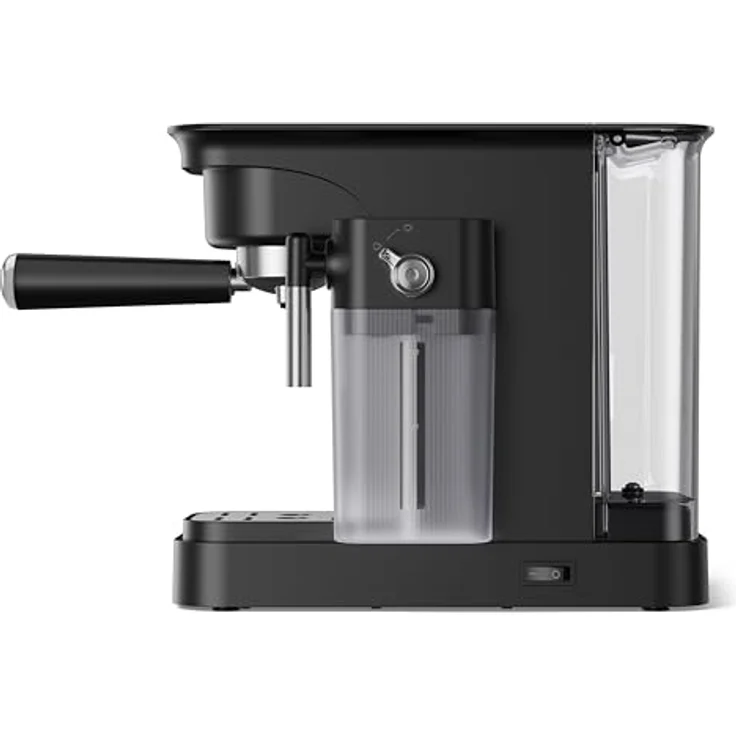 Princess 249422 Espressomaschine, 0,8 l, für gemahlenen Kaffee, 1400 W, schwarz – Bild 3