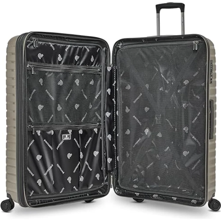 Pactastic Hartschalen Check-in Koffer | Großer XL Trolley 52 x 31 x 75 cm von 101 auf 110 Liter erweiterbar | aus hochwertigem Polypropylen | 4 Doppelrollen & TSA-Schloss (Collection 04) – Bild 5