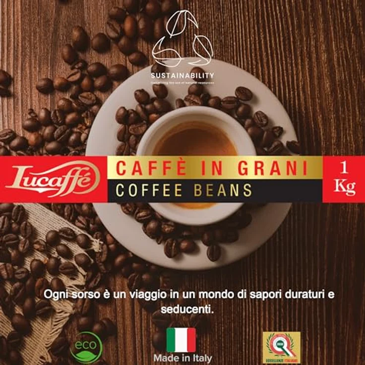 Lucaffé Exquisit, 1kg, Kaffeebohnen – Bild 7