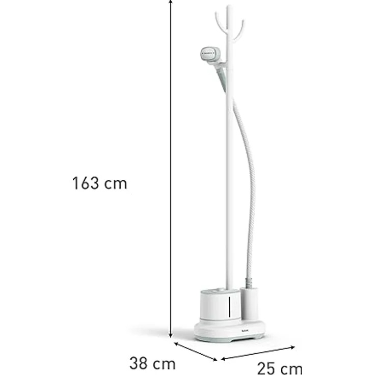 Tefal IT3274 Origin Home Stand-Dampfglätter | 42 g/Min. Dampfleistung | auffrischen und desinfizieren | 3 Dampfstufen | einsatzbereit in 45 Sek. | 1,4 Liter | Weiß/Eukalyptus – Bild 3